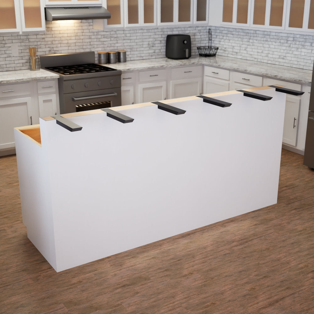 Industrial 1 inch Knee Wall Countertop Support Bracket