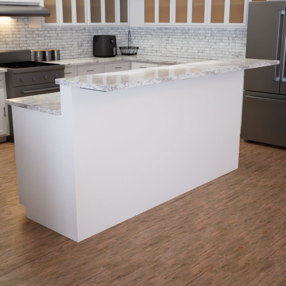 Industrial 1 inch Knee Wall Countertop Support Bracket