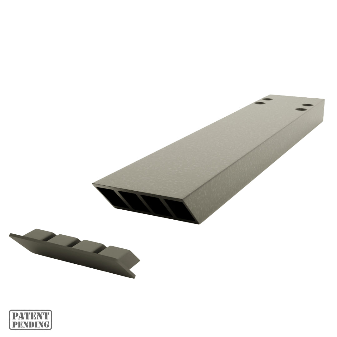 Industrial 1 inch Knee Wall Countertop Support Bracket