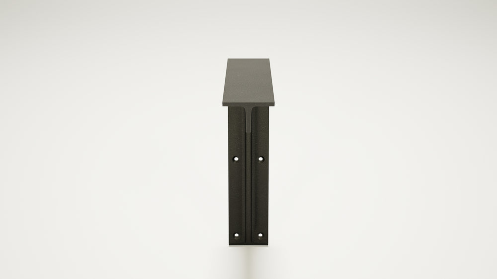 A front-angle view of a Heavy-duty Utility Bracket by The Original Granite Bracket floating on a white background.