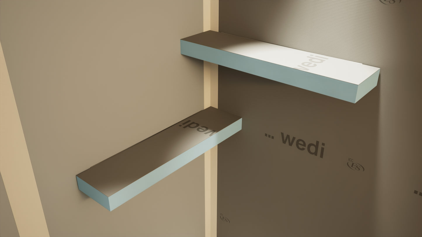 
                  
                    The Original Shower Shelf with Wedi®
                  
                