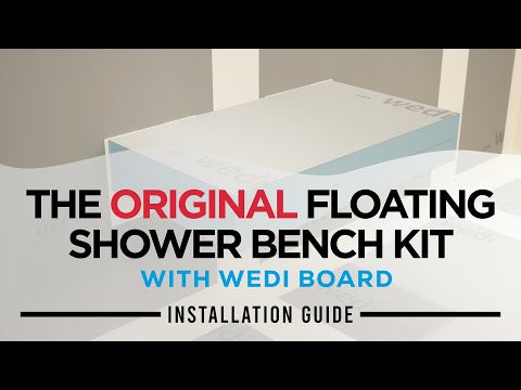 
                  
                    Load and play video in Gallery viewer, The Original Floating Shower Bench Kit­® with Wedi® Building Boards &amp;amp; Original Shower Bench Bracket®
                  
                