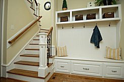 The rainy days of summer... can have your house in need of a Mudroom