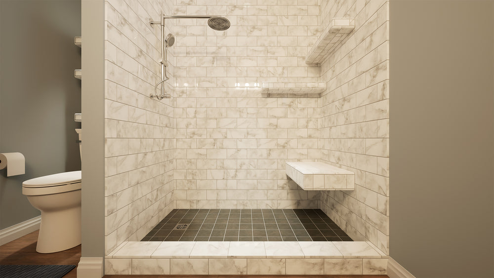 Step In Shower Kit Walk In Shower Pan Kits Medway | The Walk In Bath Co.
