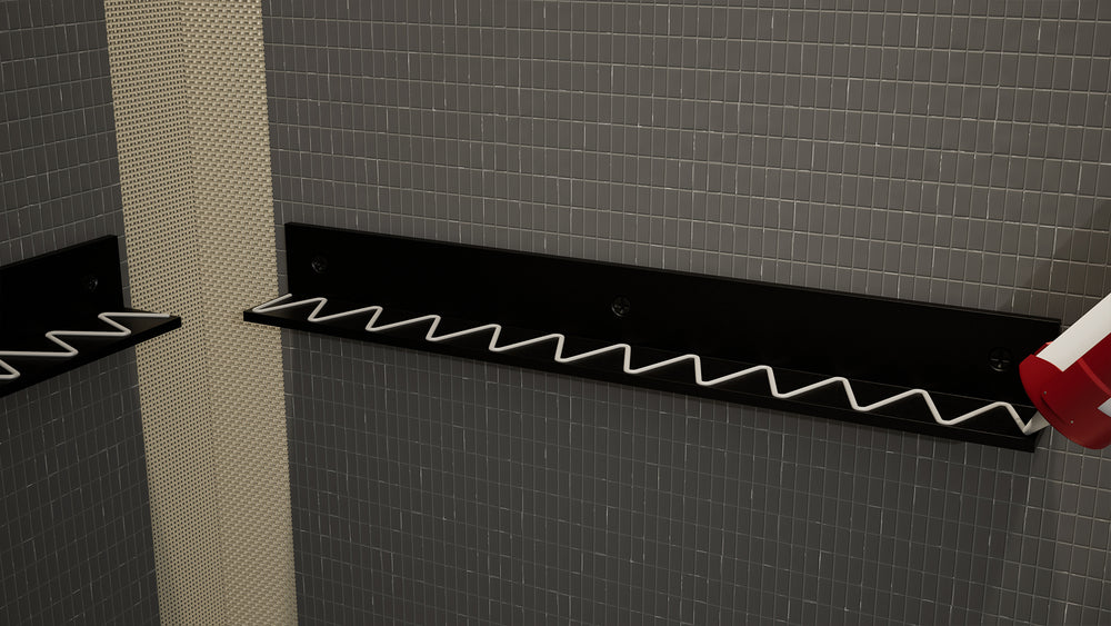 
                  
                    *New* The Original Floating Corner Shower Bench Kit® with Dural Tilux Board® by Original Granite Bracket™
                  
                