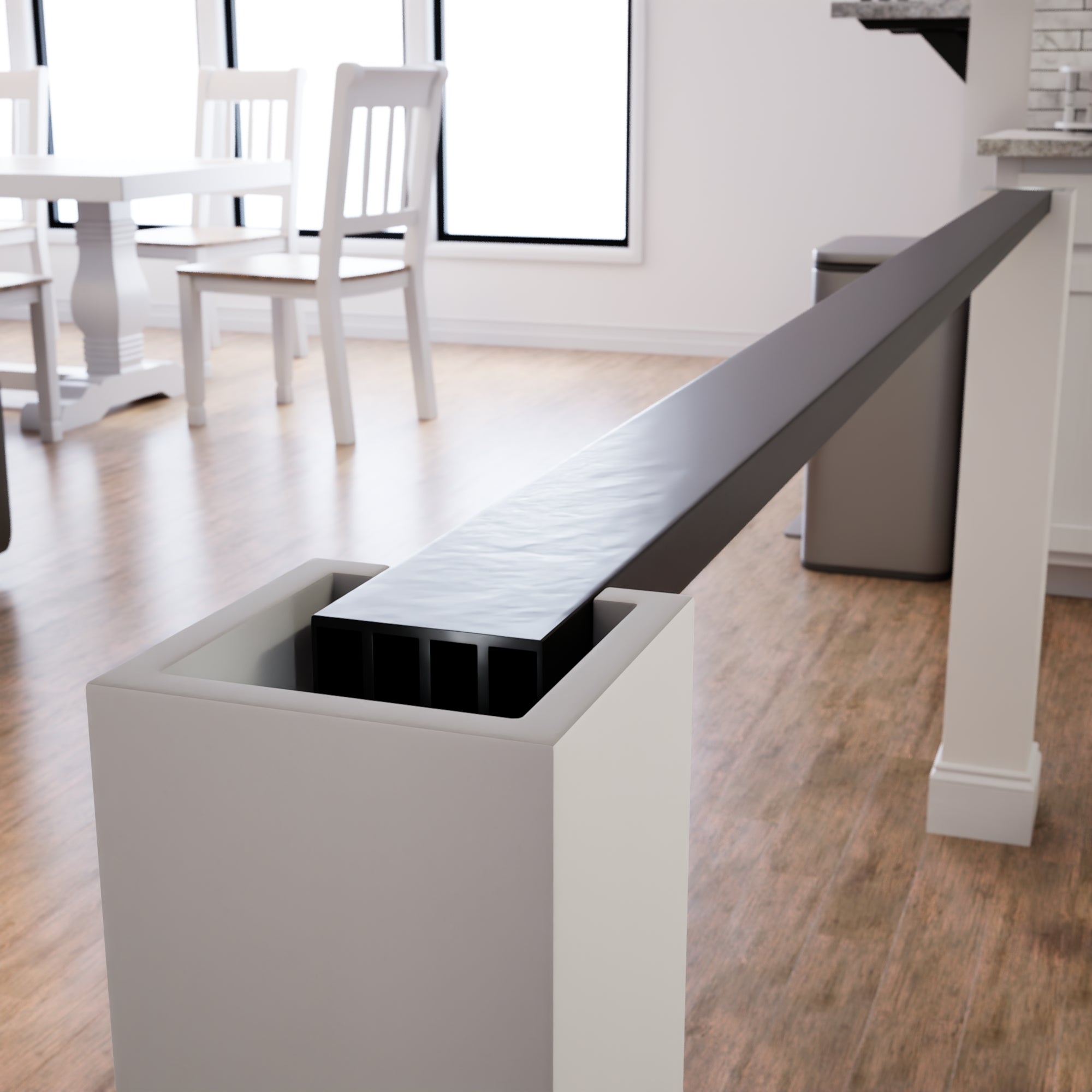 Stone Countertop Rage Bridge Floating Countertop Brackets | The Original Bridge Bracket - The ...