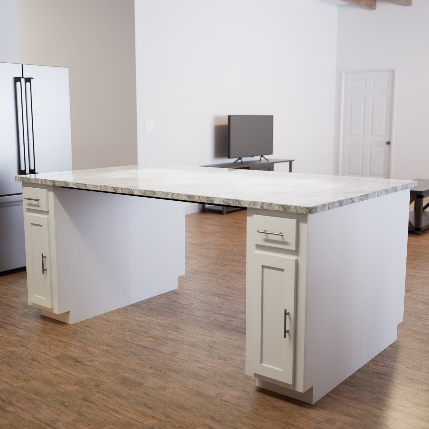 Stone Countertop Rage Bridge Floating Countertop Brackets | The Original Bridge Bracket - The ...