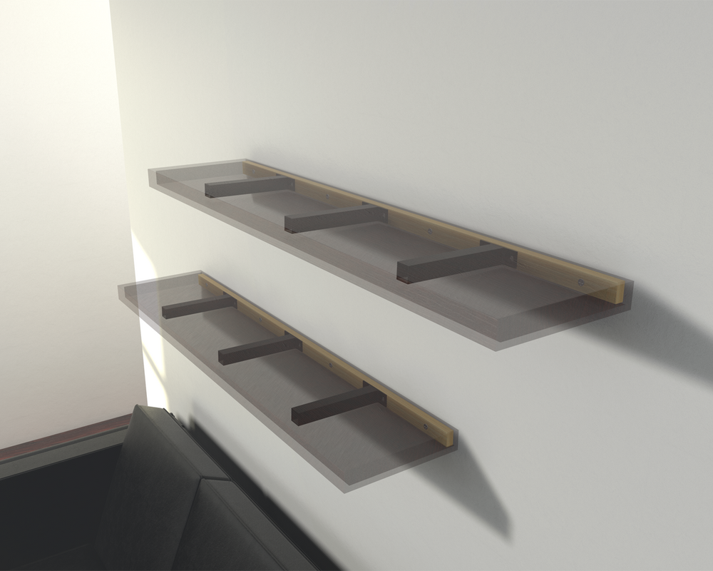 
                  
                    Square Free Floating Shelf Bracket
                  
                