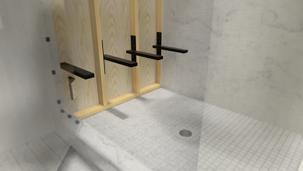 Shower Floating Bench Brackets: Durable & Stylish Installation Solutions