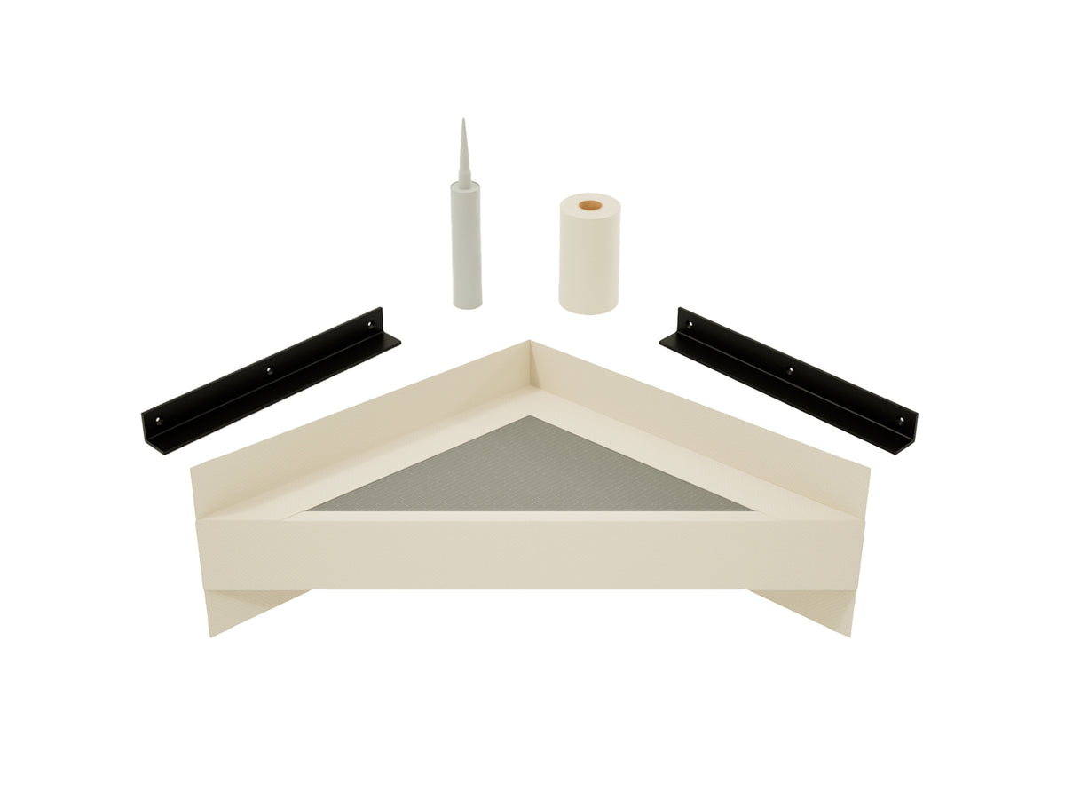 The Original Floating Corner Shower Bench Kit™ | Get Yours Today! - The ...