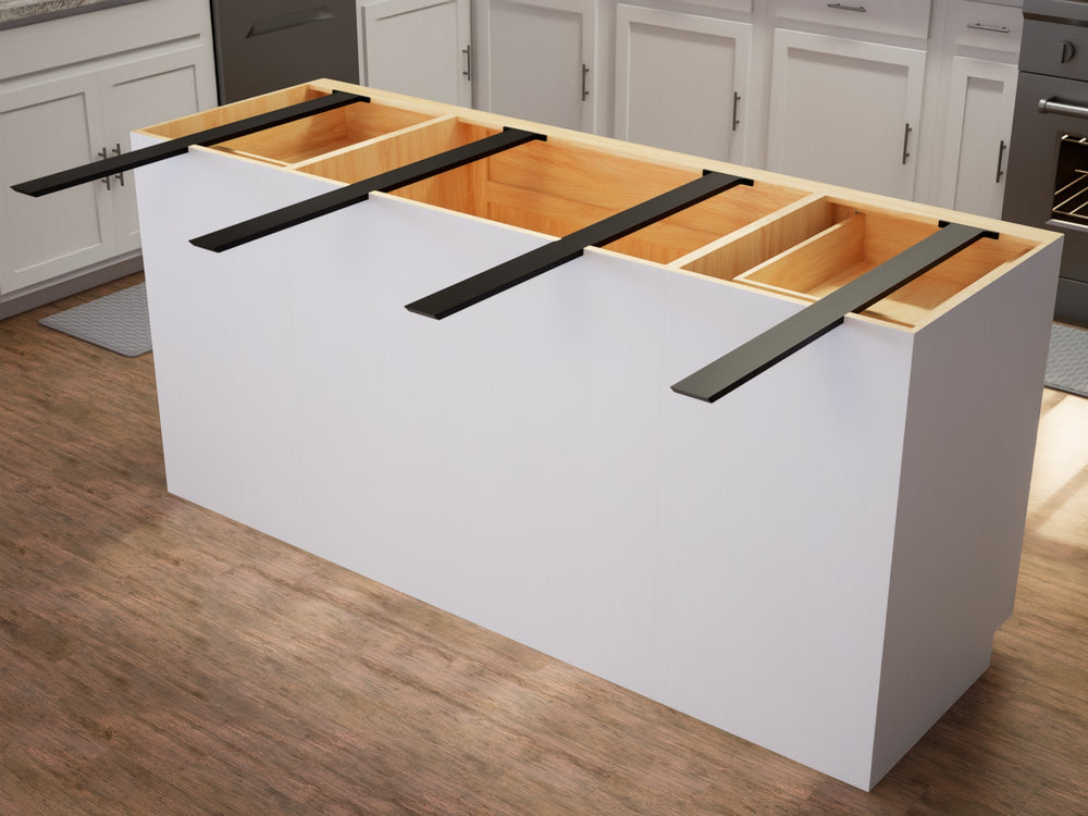 Counter Support Rods Hidden Island Support Bracket | Invisible Countertop Overhang Support ...
