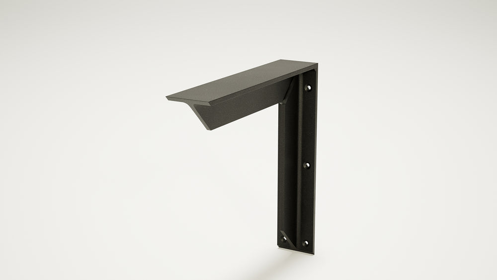 
                  
                    A left-angle view of The Original Granite Bracket’s Heavy-duty Utility Bracket floating on a white background.
                  
                