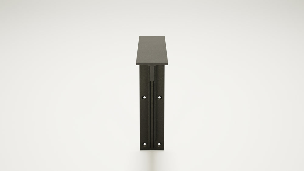 
                  
                    A front-angle view of a Heavy-duty Utility Bracket by The Original Granite Bracket floating on a white background.
                  
                