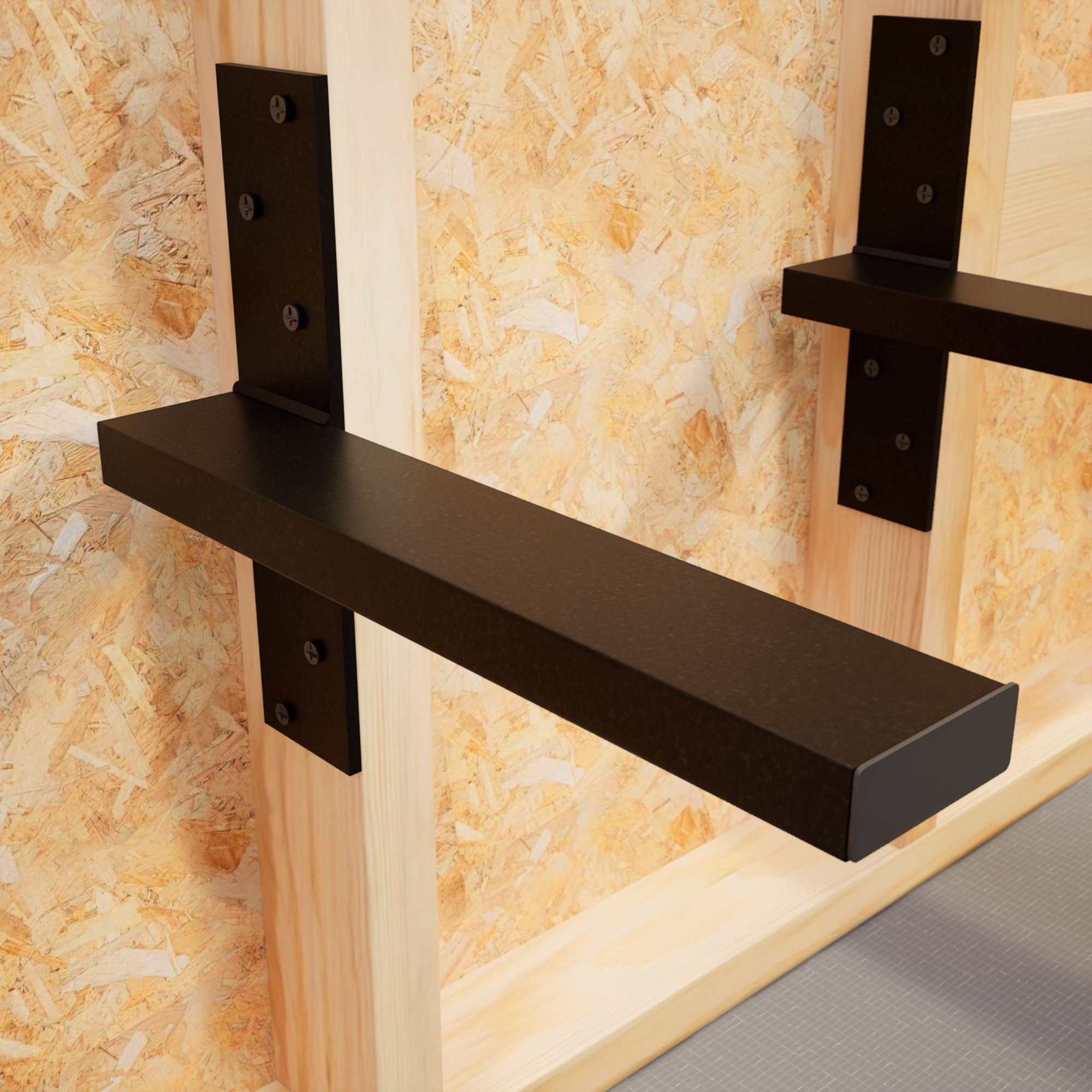 Floating Shower Bench/Vanity Kits and Accessories - The Original ...