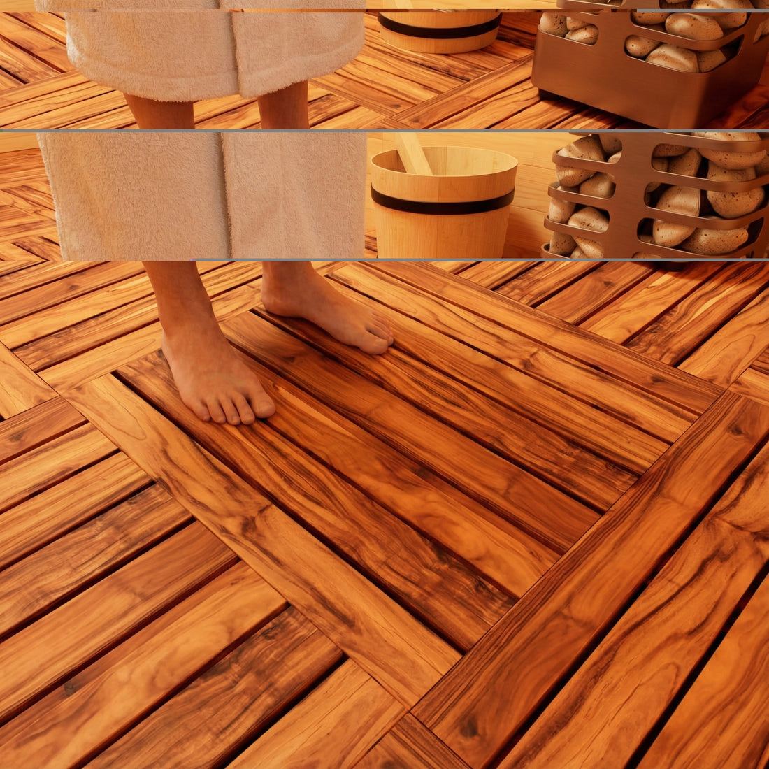 The Original Tigerwood Decking Platform 24