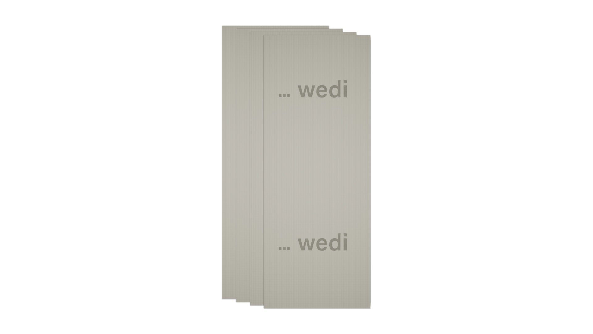 Wedi Building Panel - 24" X 48" X 1/8", 100% Waterproof Backer Board (5-Pack, 40 Sq Ft)