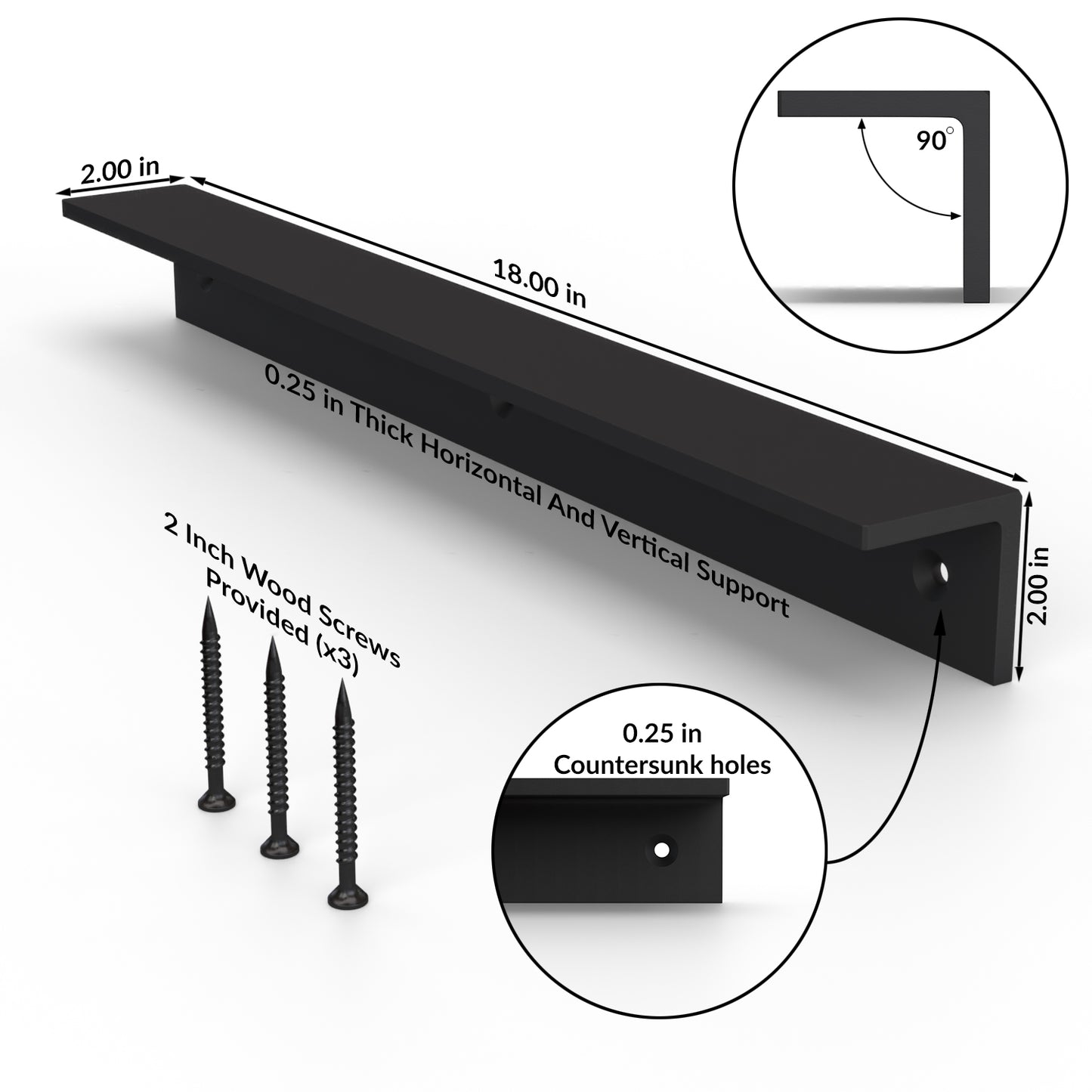 
                  
                    Wall Cleat Countertop Support Bracket
                  
                