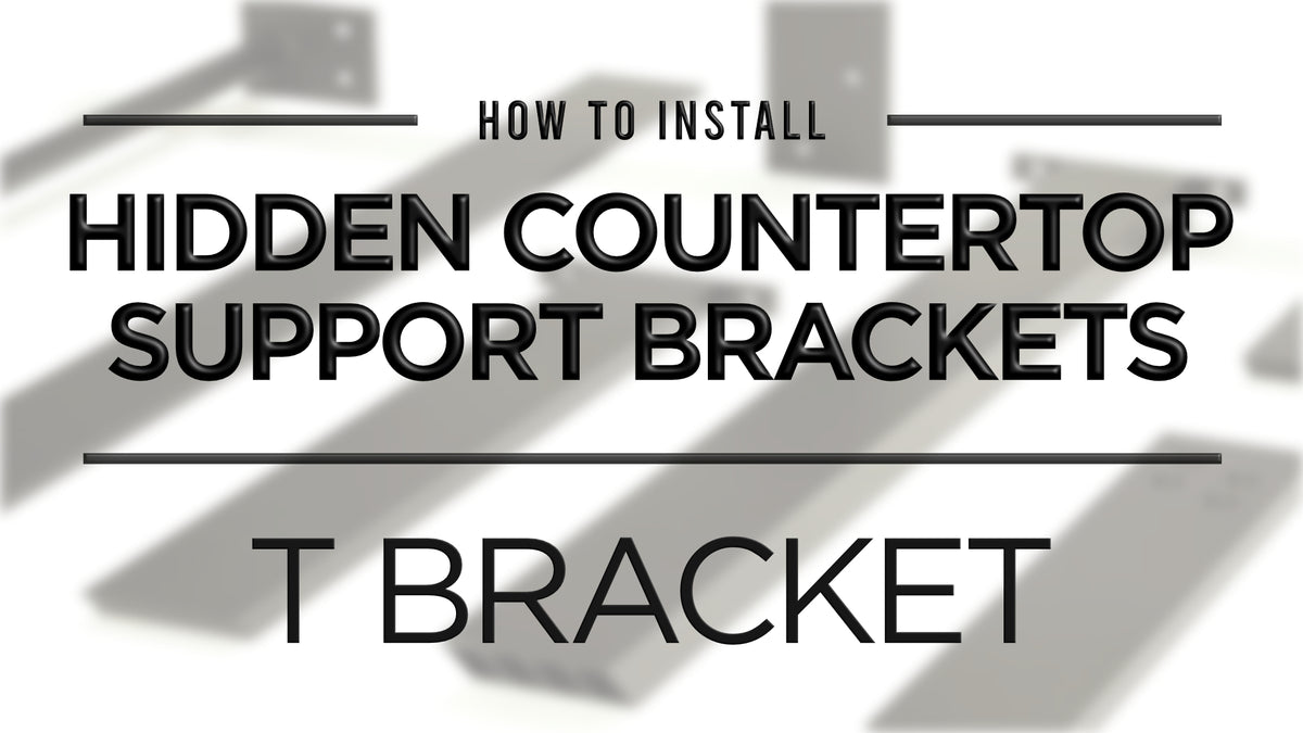 Weldpress Countertop Support Bracket – Raw Steel Metal Brace For Granite, Marble, Stone (Made In UK)