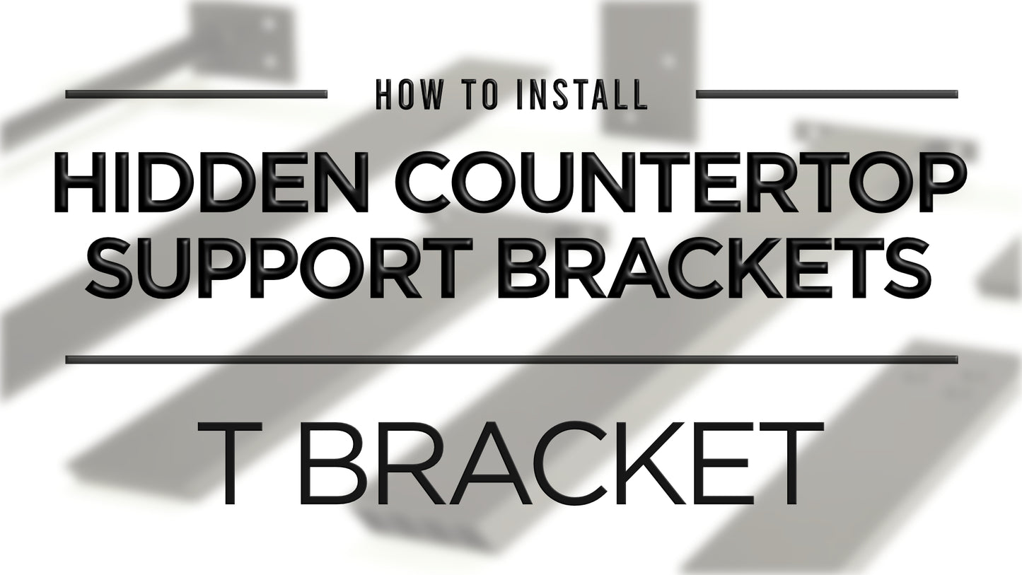 The Original™ T-Bracket Hidden Countertop Support Bracket