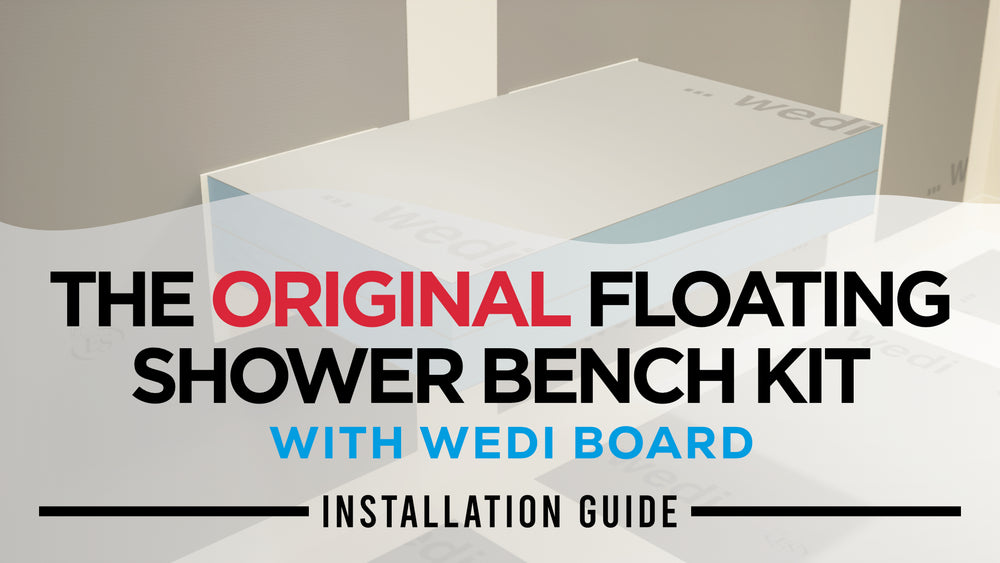 
                  
                    Load and play video in Gallery viewer, The Original Floating Shower Bench Kit­™ with wedi® &amp;amp; Original Shower Bench Bracket®
                  
                