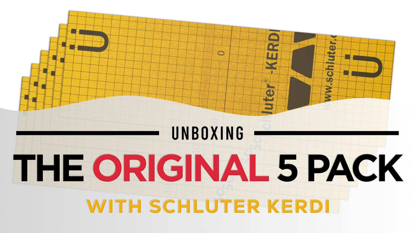 The Original™ 5 Pack with Orange Waterproof Board 48" x 10" x 2"