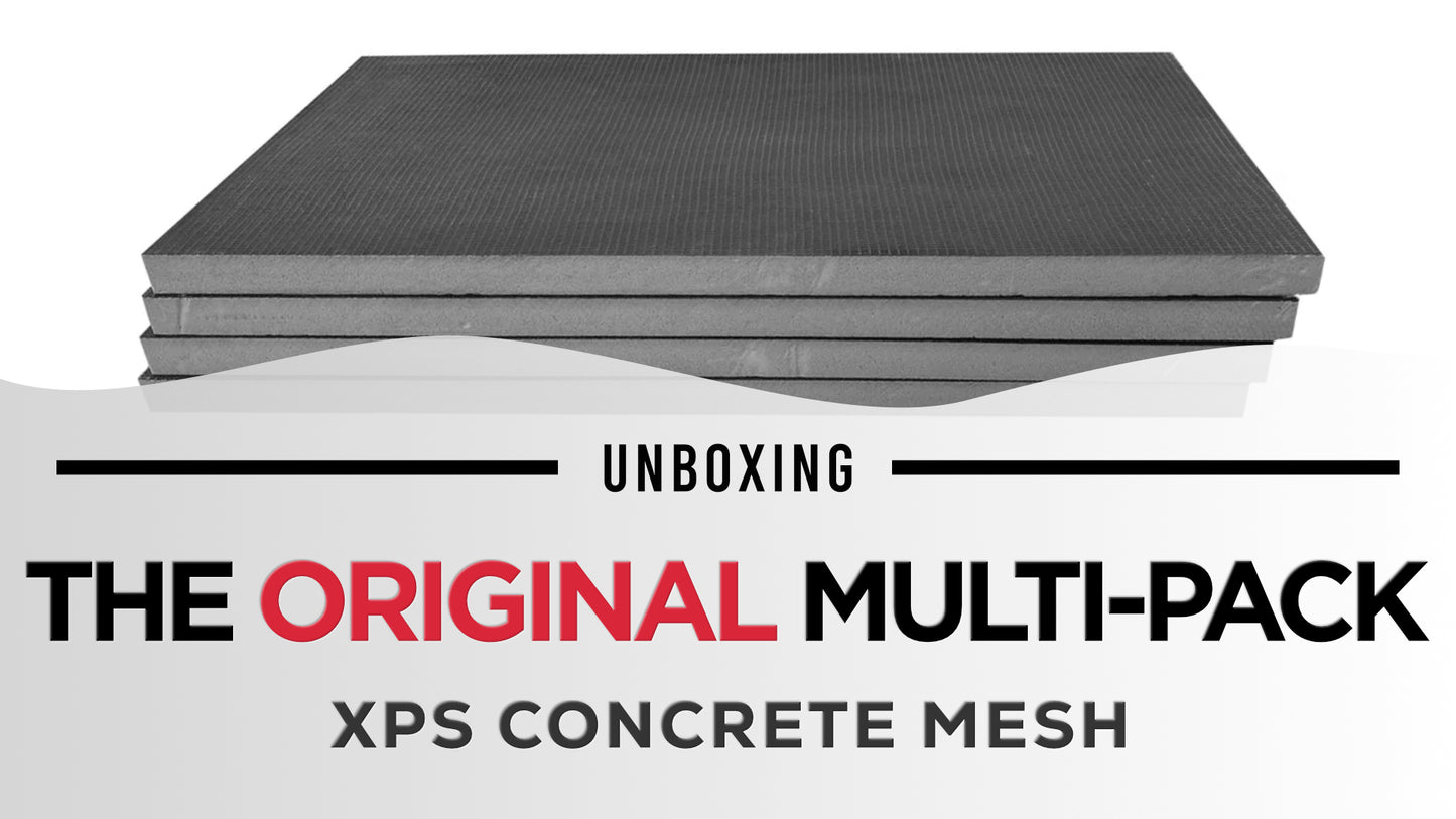 The Original™ Multi-Pack with XPS Concrete Mesh 48" x 24" x 2"