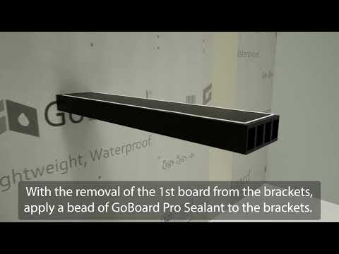 NEW* The Original Floating Shower Bench Kit® with GoBoard