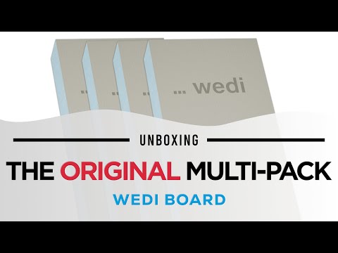 
                  
                    Load and play video in Gallery viewer, The Original Multi-Pack with Wedi® Building Board 48 x 24 x 2
                  
                
