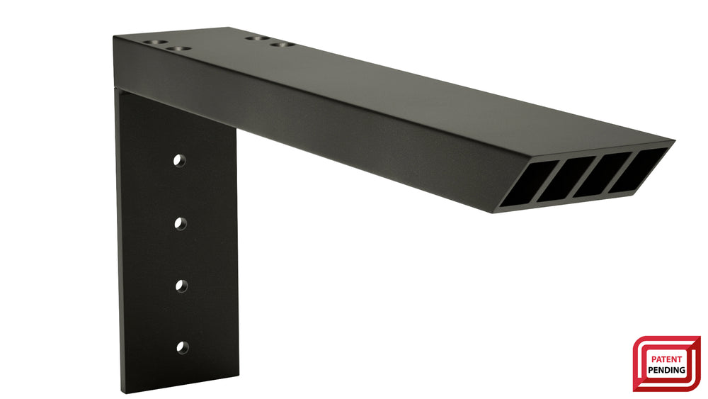 
                  
                    An Industrial L Countertop Support Bracket floating on a white background.
                  
                